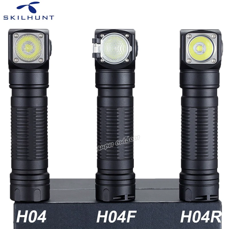  New Skilhunt H04 H04R H04F Led flashlight Two Customized UI Cree XML1200Lm flashlight Hunting Fishi - 32996322884