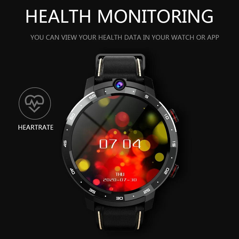 LEMFO LEM12 PRO Smart Watch 4G + 64G андроид 10 Беспроводной проекции 400*400 Разрешение 1 6 дюймов GPS