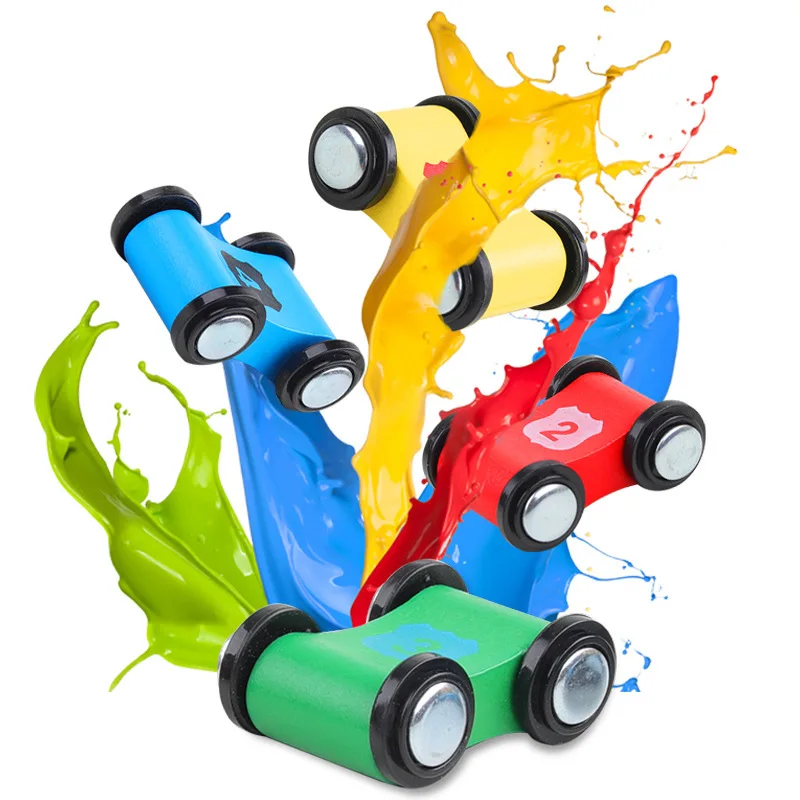 

Children Fun Inertia Camera Track Slide Game Visual Tracking Four Layer Roller Coaster hua xiang che Toy