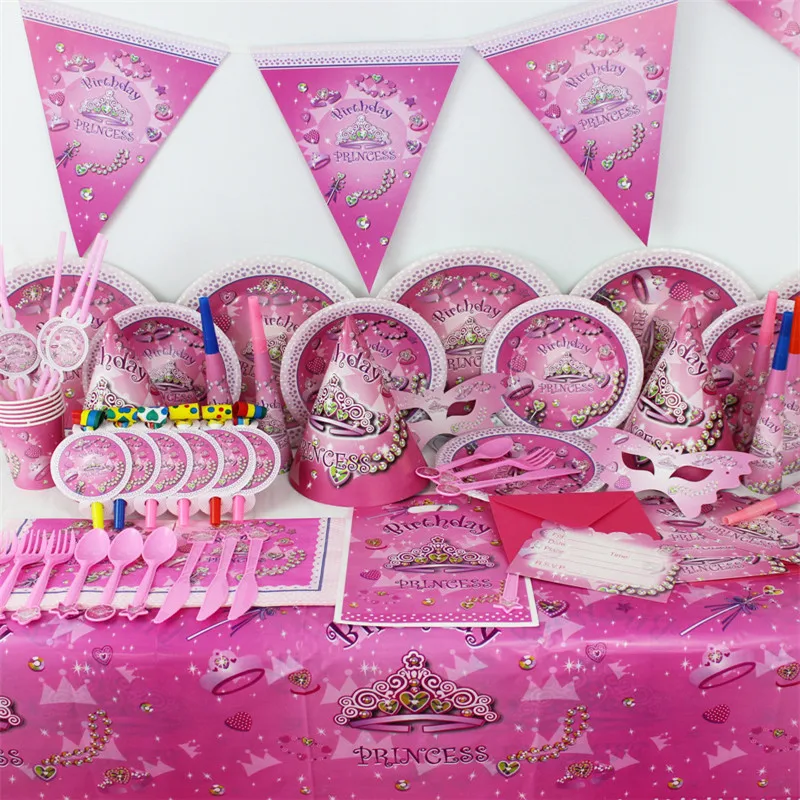 Принцесса Корона для девочек полезные товары дня рождения одноразовая
