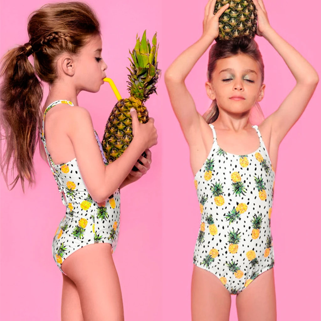 Pineapple bathing suit kids Clearance