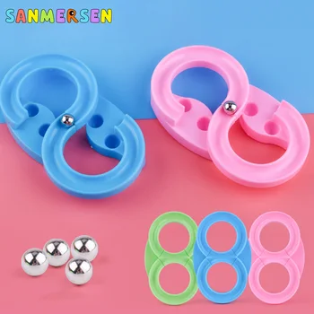 

Mini 88 Track Color Finger Spinner Gyro Decompression Toys Children Hand Eye Coordination Training Fingertip Gyro Kid Puzzle Toy