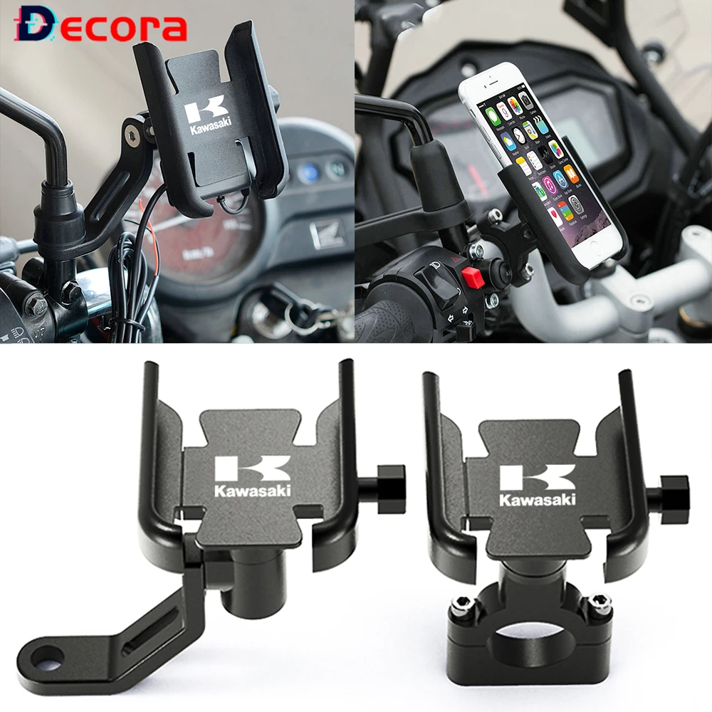 Держатель для сотового телефона на руль мотоцикла кронштейн GPS-подставки Kawasaki Z300
