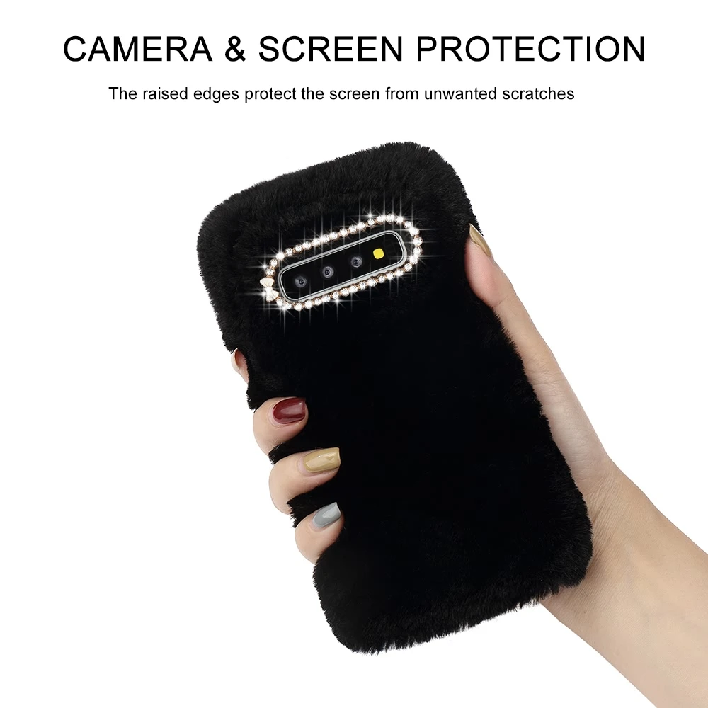 LAPOPNUT чехол для samsung Galaxy J6 плюс J5 J3 A3 J4 A8 A70 A6 A50 A40 A20e A10e A10 A20 A30 Обувь на теплом меху плюшевый чехол для телефона