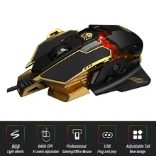 

New Ergonomic Gaming Mouse Computer-Mice Gamer Wired Laptop Usb-Cable Optical Adjustable Tail Mouse Professional Mouse Gamer