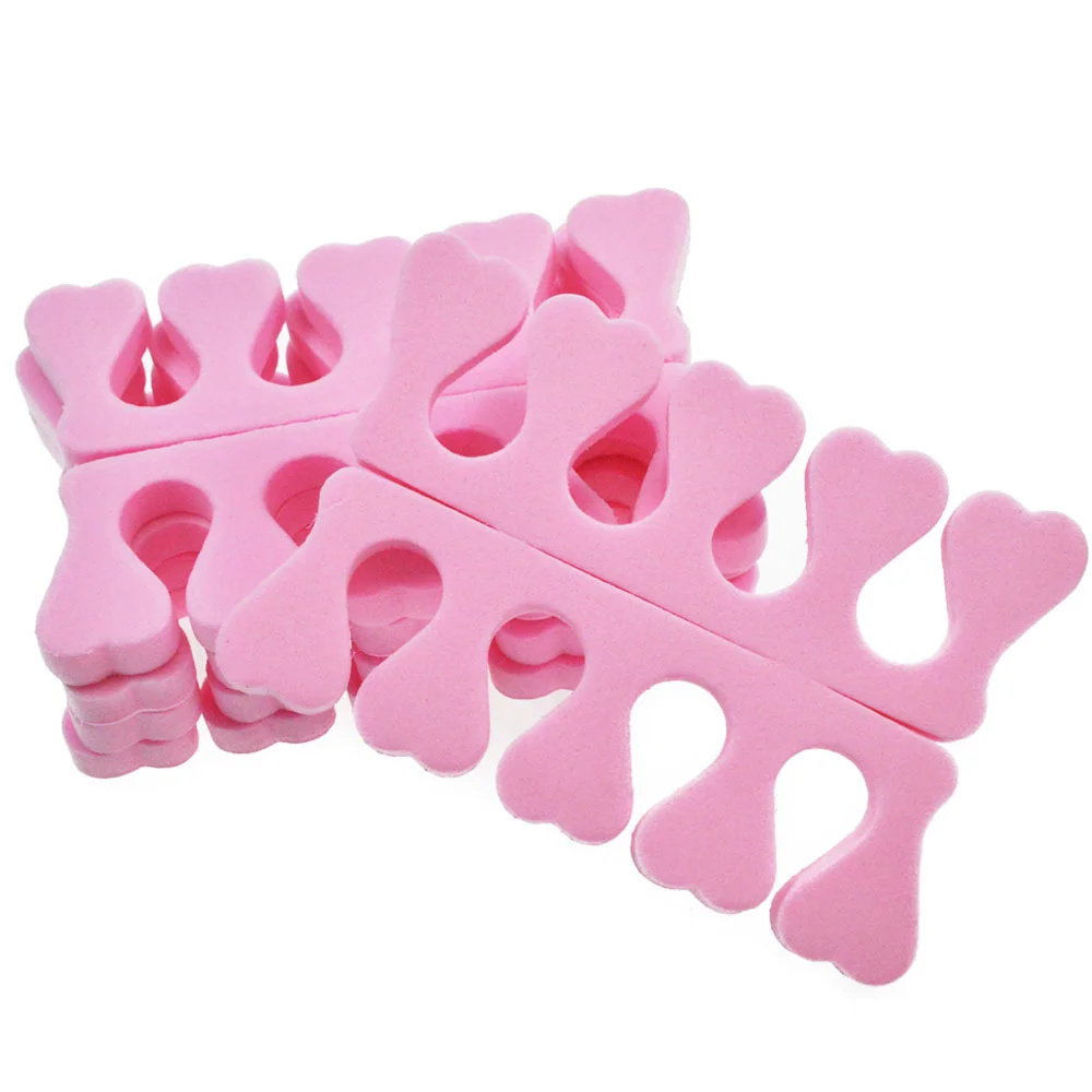 10/20/50Pcs Nail Art Toes Separators Soft Sponge Finger Separator Cotton UV Gel Polishing Manicure Pedicure Nail Holding Tools