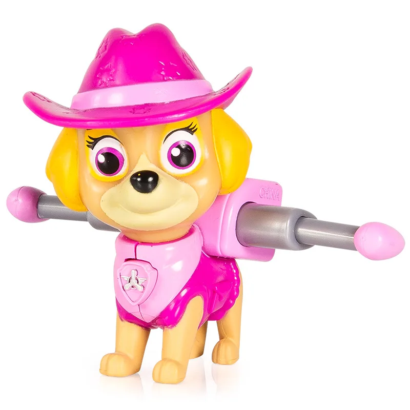 

Paw Patrol University Work Cowboy Transformation Furry Every Day Archie Gray lu ma in Small Gravel Children Gift Toy