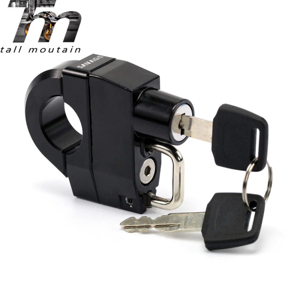 

HONDA VT Motorcycle Universal 25mm FOR HONDA VT VTX VT VTX Handlebars Helmet Lock Key Anti-thief Security Padlock Accessories
