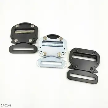 

2" 50mm Wide Quick Side Release Military Equipment Metal Buckle 2 Pieces DIY Bag Strap Tactical Belt Clothes Webbing Accessories