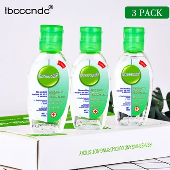 

3Pack Portable Alcohol Hand Sanitizer Gel Anti-bacteria Moisturizing Liquid Disposable No Clean Waterless Antibacterial Hand Gel