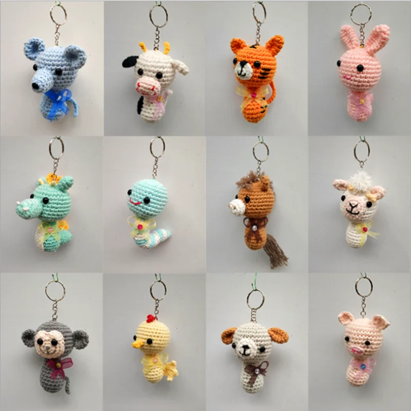 Yaju Calf Keychains Ox Animal Hanging Keychain New Year Zodiac Animal