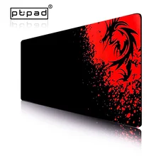 Pbpad Red Dragon Extend Large Mousepad 100*50CM Lock Edge Gaming Laptop Computer Mouse Mat For Dot 2 LOL CS GO