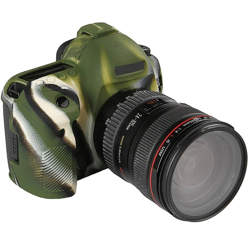 5D Mark IV чехол силиконовый резиновый защитный противоударный пылезащитный/грязеотталкивающий Противоскользящий пот стойкий мягкий чехол для Canon EOS