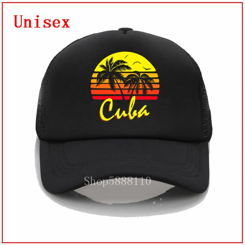 Кепка мужская летняя с принтом заката и мартини | Аксессуары для одежды