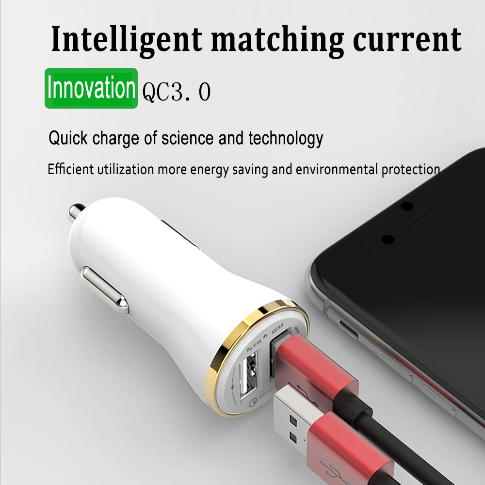 KEJI Быстрая зарядка 3,0 USB зарядное устройство для iphone 11 Pro samsung huawei SCP Xiaomi QC3.0 автомобильное зарядное устройство для мобильного телефона мини автомобильное зарядное устройство