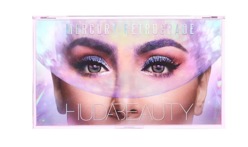 Новинка Huda beauty MERCURY Ретроградная палитра матовые мерцающие тени для век Палитра телесного макияжа дымчатый блеск Hudas тени для век Пудра