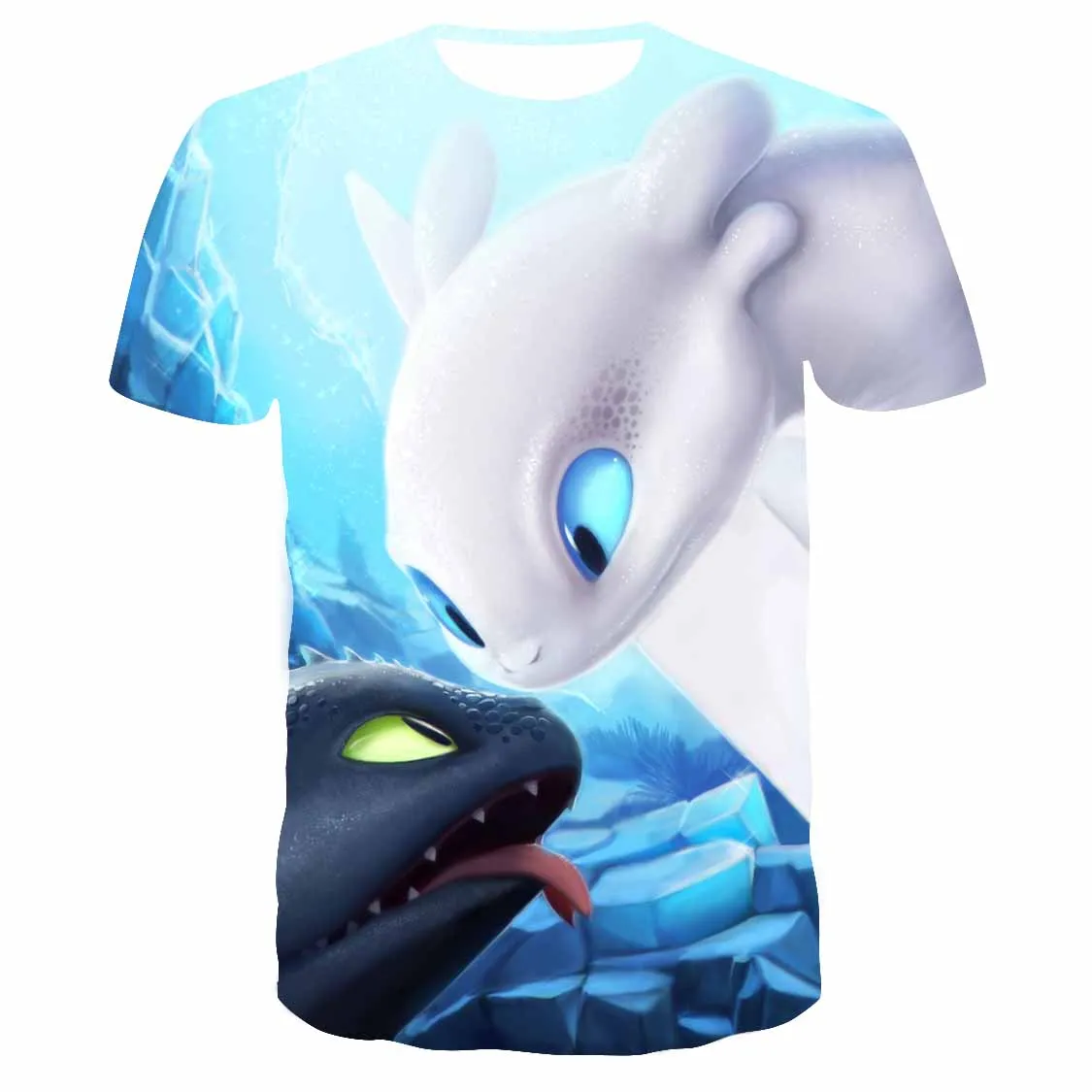 

Summer Fashion Print Train the dragon master Pattern Tops T-shirt Fashion 3D Printing Men Funny Tops Latest Men Casual Tops tee