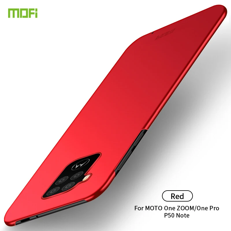 Для Motorola Moto P50 Note чехол MOFI Жесткий pc чехол для Motorola Moto P50 Note One Zoom One Pro Чехол Для Телефона