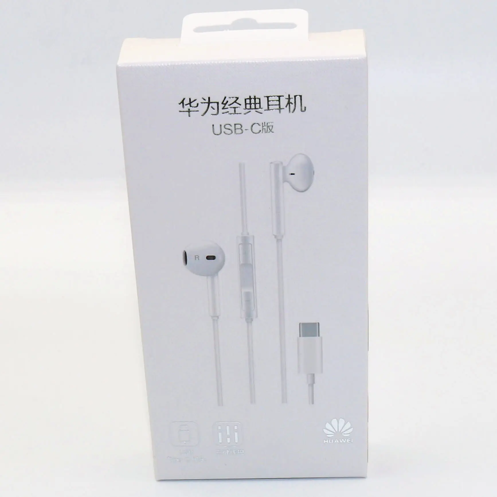With Packing Оригинальные наушники HUAWEI CM33 usb type-C в ухо Hearphone гарнитура микрофон громкость HUAWEI mate 10 20 Pro 20 X RS P 10 20 30 Note 10 - Цвет: With Packing
