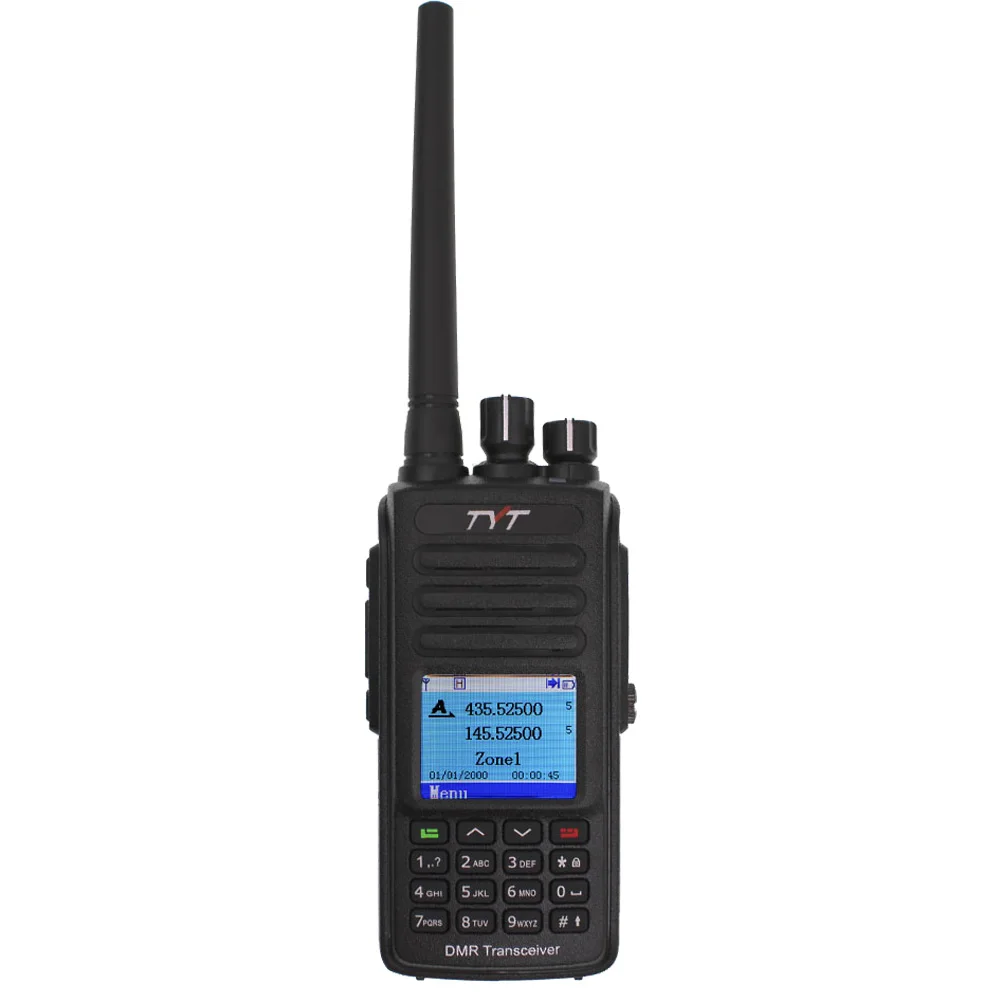 MD-UV390 TYT MD-UV390 DMR радиостанция 5 Вт 136-174 МГц и 400-480 МГц рация MD-390 IP67 Водонепроницаемый двойной раз Dlot цифровое радио - Цвет: MD-UV390