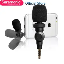 Saramonic SmartMic Гибкий микрофон с высокой чувствительностью для Apple IOS iPhone X 8 7 7 plus 6 iPad iPod Touch смартфон Vlog