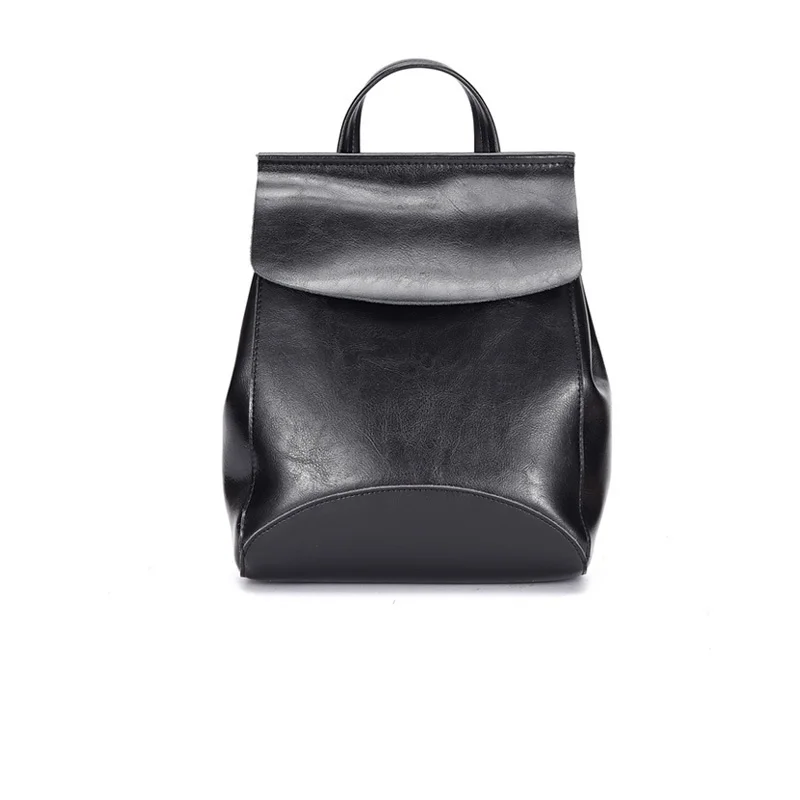 

Women Backpack Genuine Leather Fashion Causal Bags High Quality Cowskin Female Shoulder Bag Backpacks For Girls High 2019 C1014