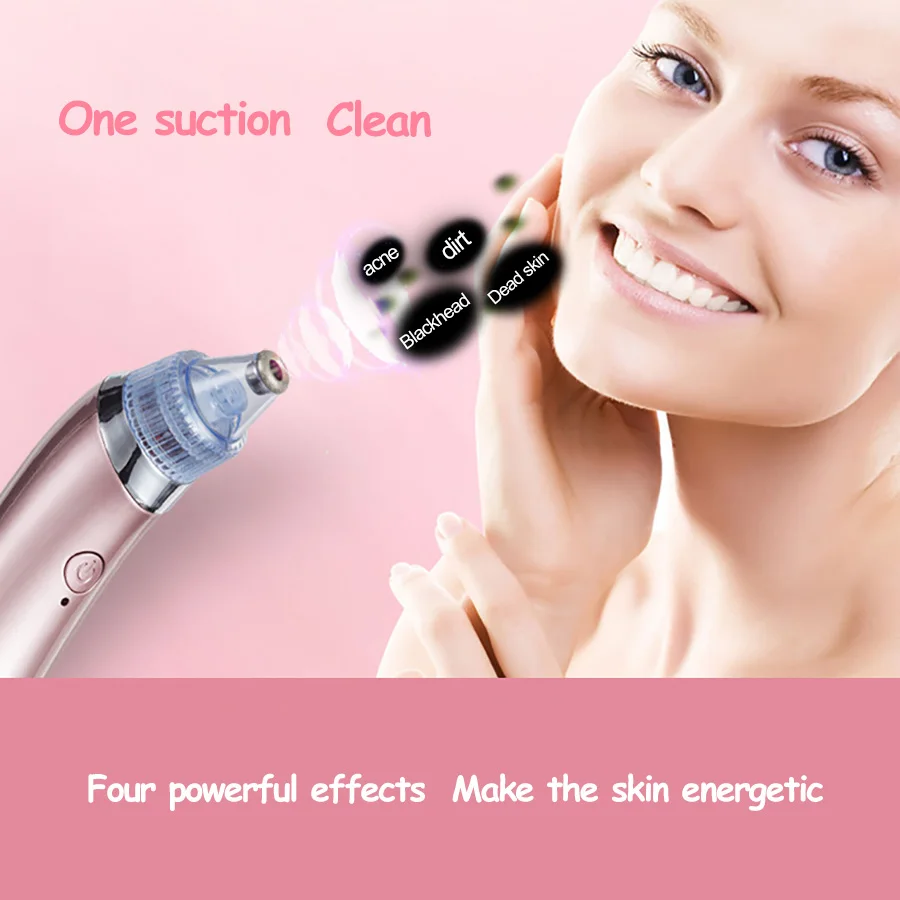 LAIKOU Vacuum Face Ance Blackhead Remover Black Dots Face Cleaning Tag Removal Suction Face Clean Skin 2