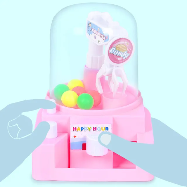 Mini Claw Machine Kids Grab Ball Candy Doll Machine Toy for Kids Toys Gift M09 2