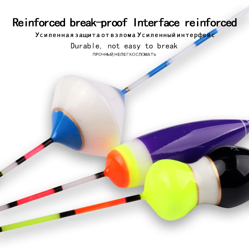 Flotteur,Flotteurs de pêche en eau douce,10 tubes de bouée,1 sac de ...