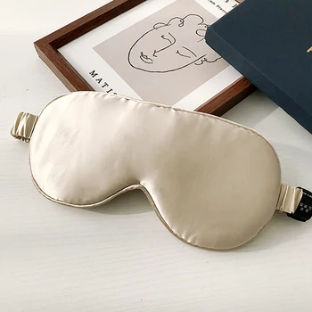 

ADOREHOUSE Silk Blindfold Soft Sleeping Eye Mask Portable Travel Eye Cover For Sleep Bedroom Eyeshade Cover Hotel Supplies