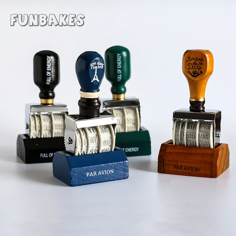 FUNBAKES ручная учетная запись печать регулируемый год и месяц английский календарь