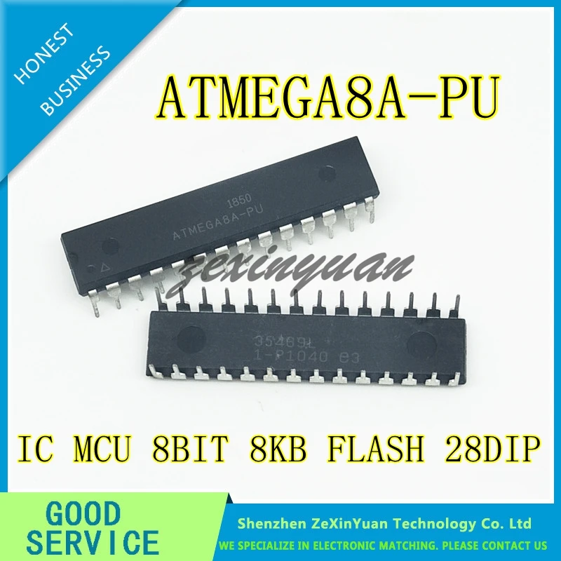 20 шт./лот ATMEGA8A-PU 8K 16 МГц 28-PDIP ATMEGA8A 8 ATMEGA8 8A ATMEGA новый оригинальный | Электроника