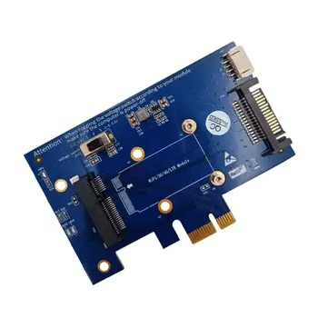 

Mini PCI-E PCI Express to PCI-E 1x Adapter with SIM Card Slot for WiFi 3G/4G/LTE Wireless Card