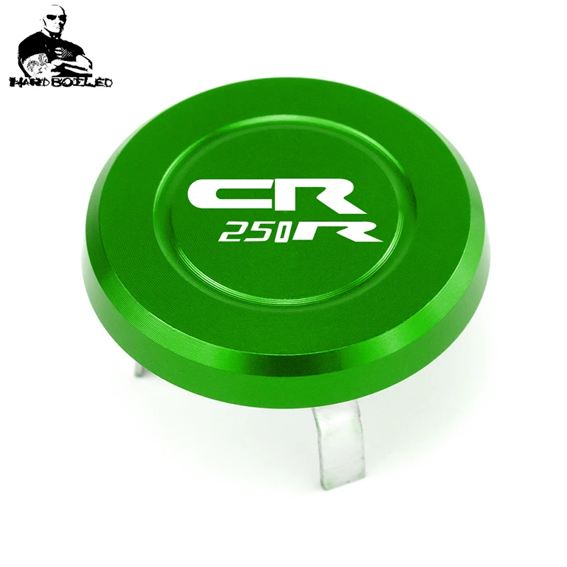 CNC Aluminum Motorcycle Handlebar Fork Stem Top Cap Decoration Cover For HONDA CR 125 R CR 250 R With Logo CR 125R & CR 250R (5)