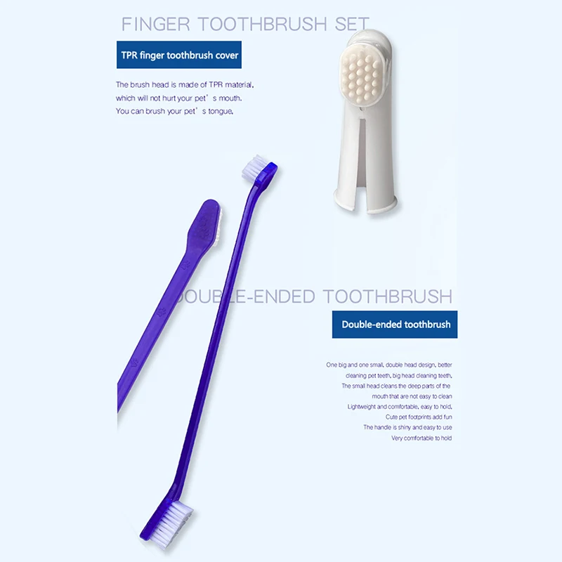 Title 12, Puppy Toothpaste Toothbrush Set Pet Dog Toothpa...
