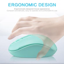 USB Беспроводная мышь сплошной цвет эргономичный дизайн оптическая мышь ноутбук игровой плеер xk88