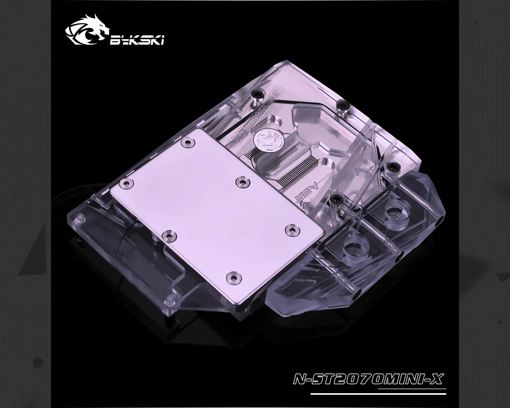 Bykski N-ST2070MINI-X, Full Cover Graphics Card Water Cooling Block, For Zotac GeForce RTX2070-8GD6 MINI OC