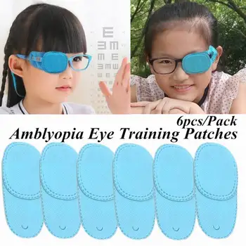 

6PCS/Set Child Washable Adjustable Soft Natural Training Goggles Correct Astigmatism Myopia Amblyopia Eye Patch Eye Care Tools