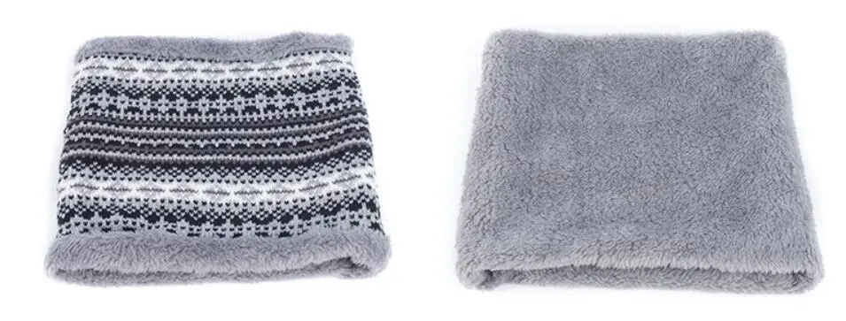 Aswinfon Cable Knit Снуд шарф Зимний шарф на шею с флисовой подкладкой шарф утолщенный для мужчин и женщин двухслойная флисовая подкладка вязаный
