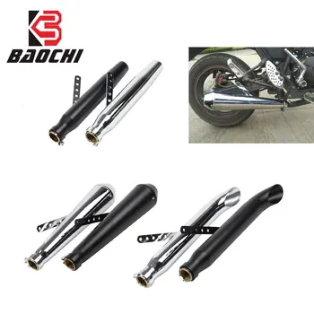 

Universal Motorcycle Exhaust Muffler Pipe Vintage Escape Moto For Harley Davidson Sportster 1200 Yamaha Suzuki Honda CBR250