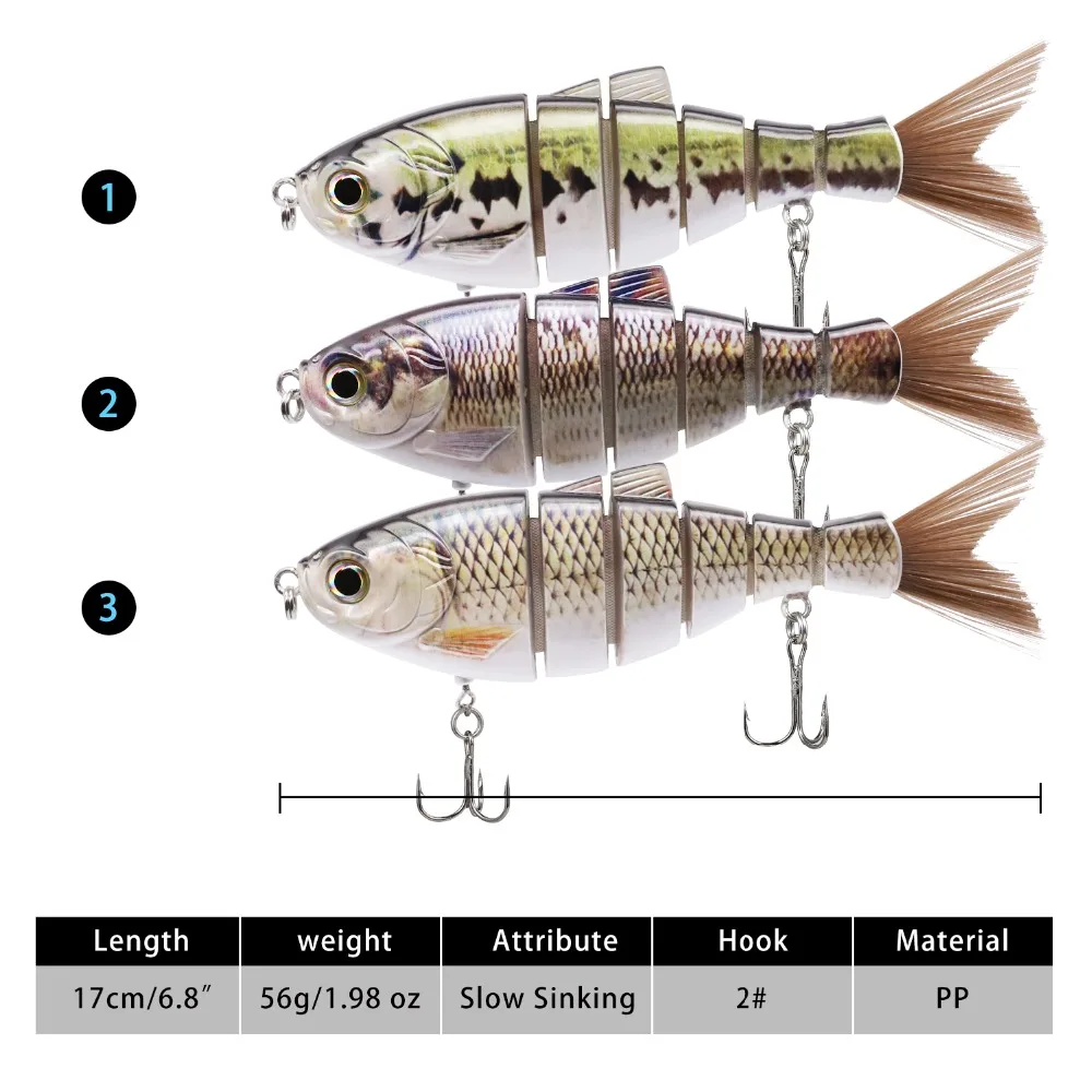 17 см 56 г классические большие рыболовные приманки мульти приманка большой воблер соленой воды Swimbait жесткая приманка рыболовные снасти инструменты Pesca