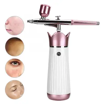 

USB Charging Air Compressor Handheld Airbrush Hydrating Skin Care Nano Spray Gun a