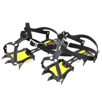 

Outdoor Climbing Antiskid Crampons Winter Walk 10 Teeth Ice Fishing Snowshoes Manganese Steel Slip Hiking Boot Shoe Covers