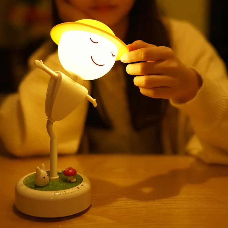 

Creative Cute Small Night Lamp Lettering Birthday Gift Cute Night Light with Sleep Mexican Rechargeable Night Light Bluetooth