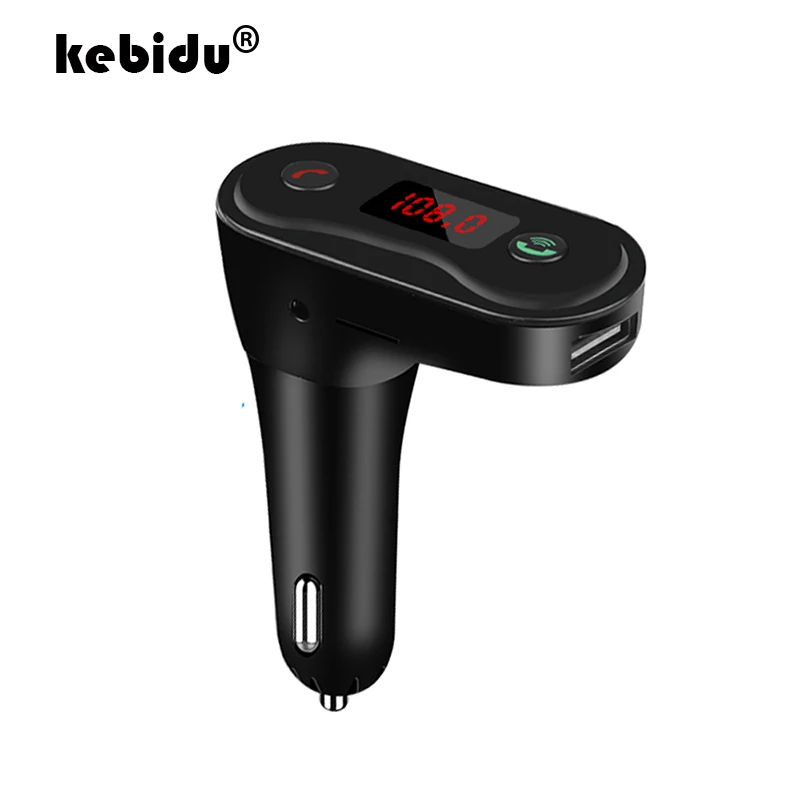 Bluetooth fm-передатчик для iPhone Xiaomi 2.1A USB Комплект автомобильного зарядного устройства MP3-плеер громкой связи автомобильное радио fm-передатчик зарядное устройство для телефона