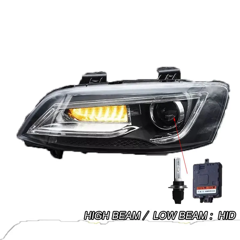 HID Автомобильный Стайлинг чехол для HOLDEN VE головной светильник 2006-2013 HOLDEN VE светодиодные фары головного света бар DRL Q5 bi xenon объектив h7 xenon - Цвет: HID