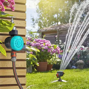 

Hot Watering Timer Controller Garden Watering System Electronic Programmable Automatic Watering Waterproof Water Timer