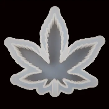 

DIY Maple Leaf Shape Crystal Drop Mould Handmade Ashtray Silicone Mold Manual Resin Casting Epoxy Craft Silica Gel Mold Supplies
