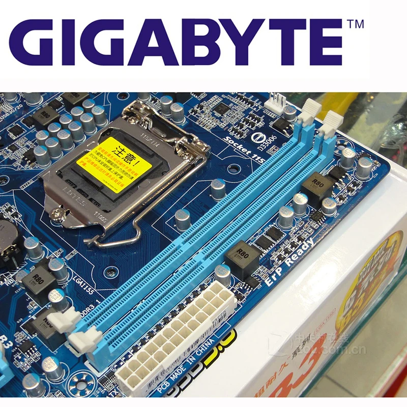 LGA 1155 для Intel H61 DDR3 Gigabyte GA-P61-USB3-B3 материнская плата 16 Гб H61 P61-USB3-B3 системная плата для настольных ПК PCI-E