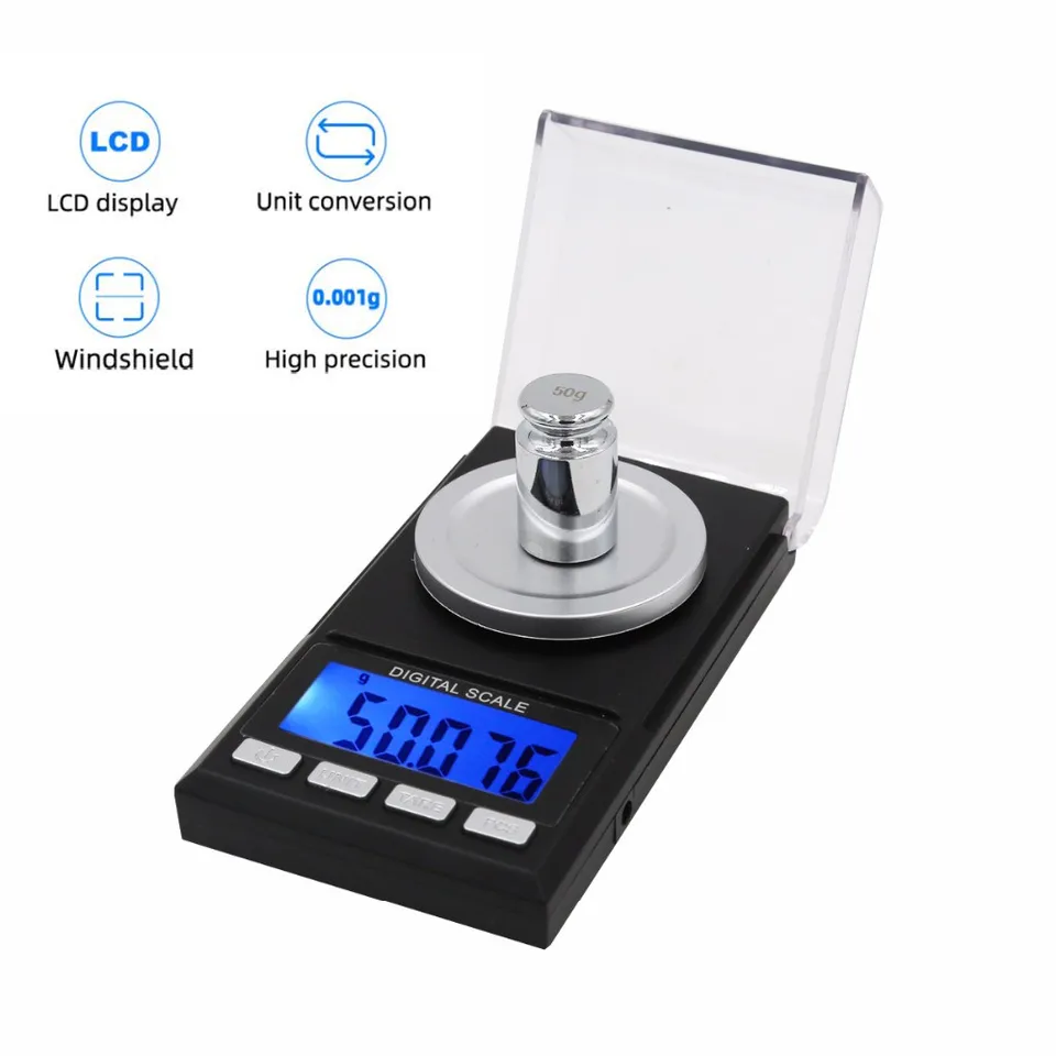 INF Mini aansteker elektronische weegschaal 200g/0.01g - Draagbare